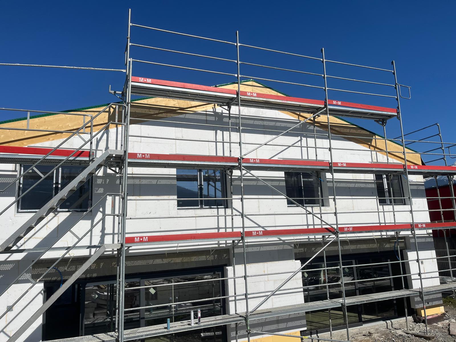 Aussenwärmedämmung und Trockenbau in Ausführung