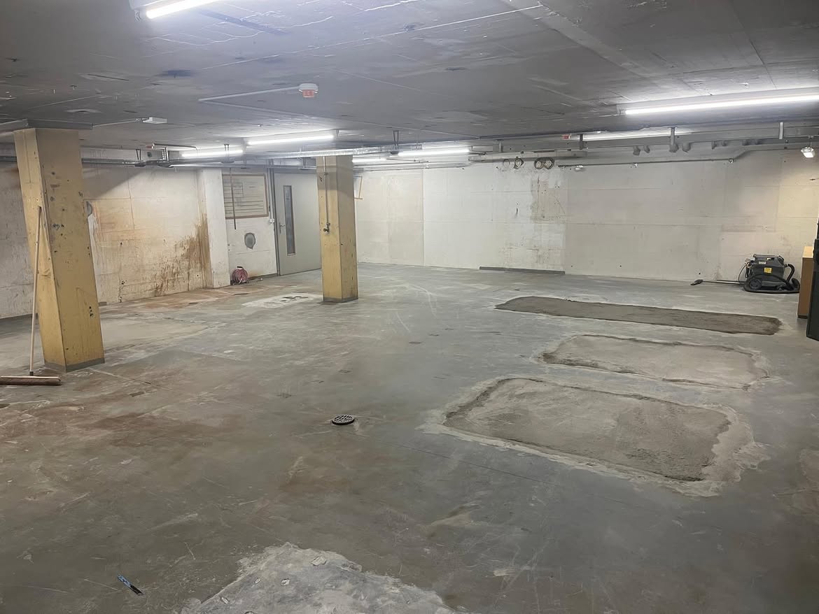 Tiefgarage vor der Sanierung von RENOFIN GmbH